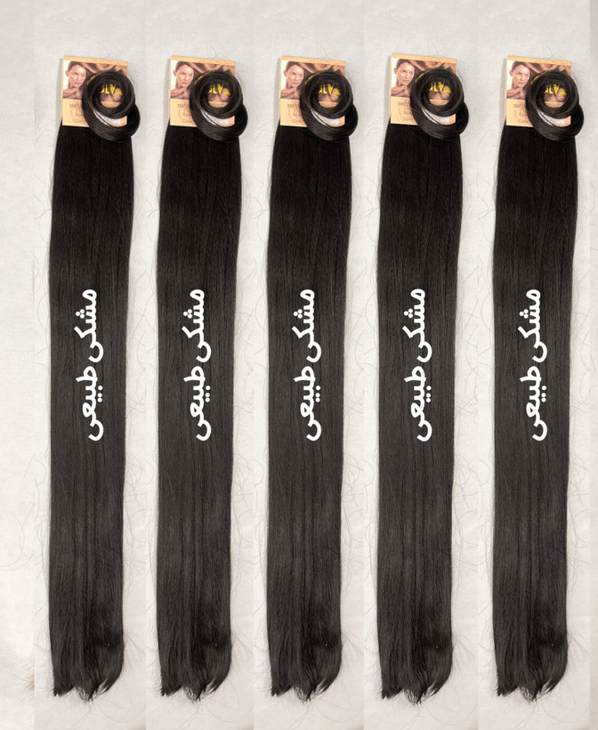 موی دم اسبی تک رنگ با حجم بالا 90 سانتی متری