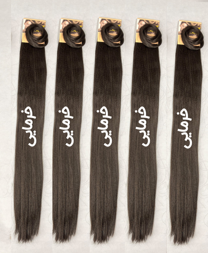 موی دم اسبی تک رنگ با حجم بالا 90 سانتی متری