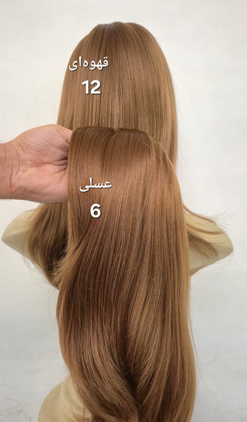 کلاه گیس زنانه متوسط لَخت 824